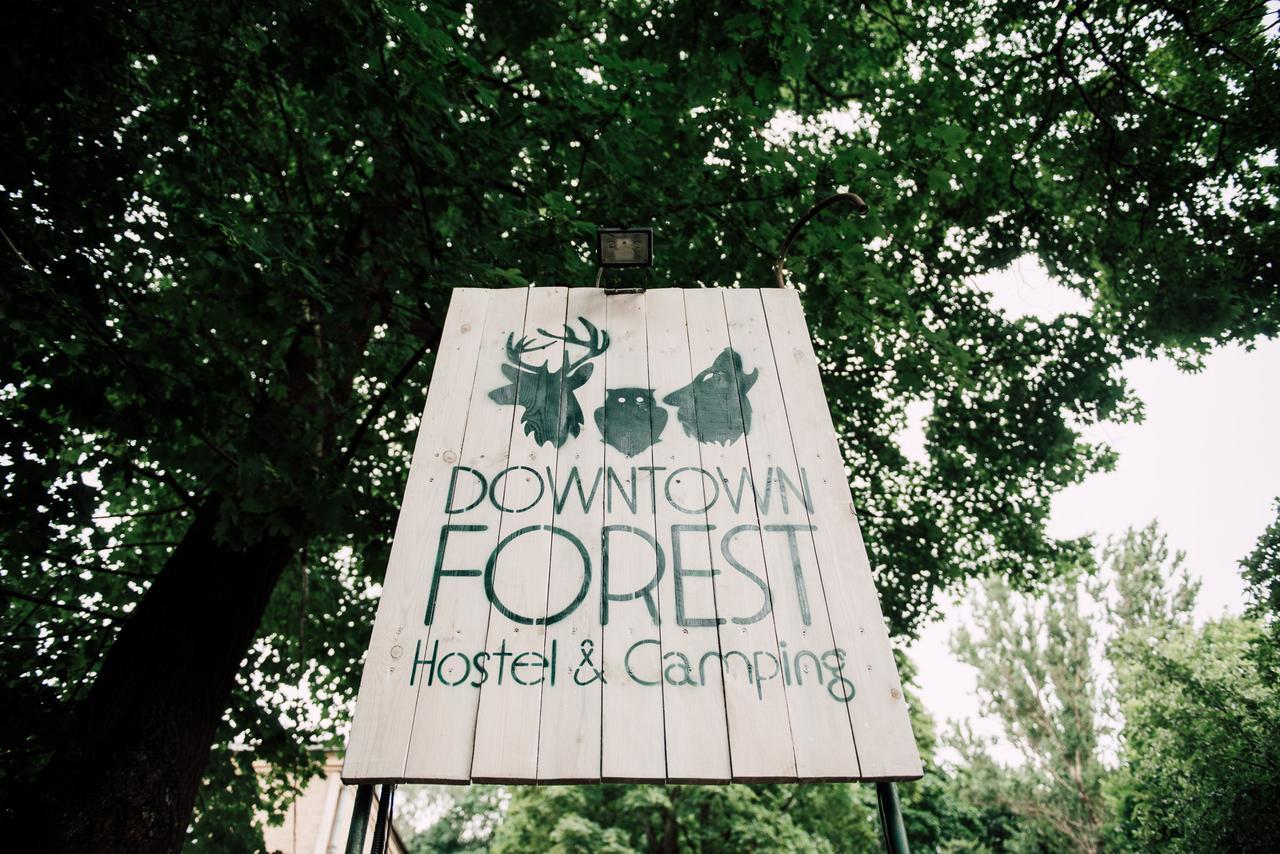 Downtown Forest Hostel & Camping Vilnius Exterior photo